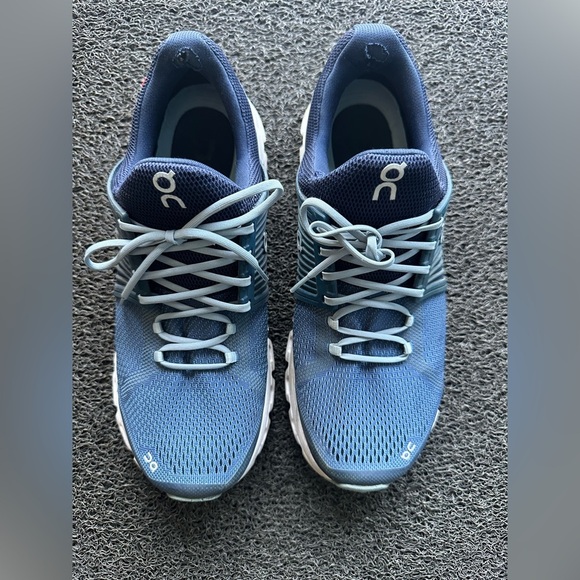 On Running Blue Sneakers size 10.5 - Picture 2 of 10